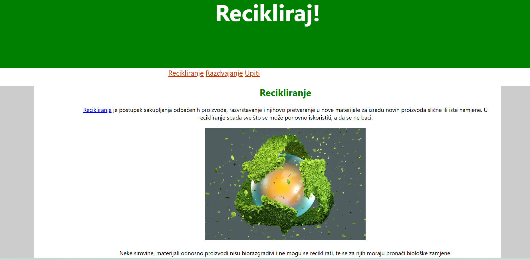 recikliranje